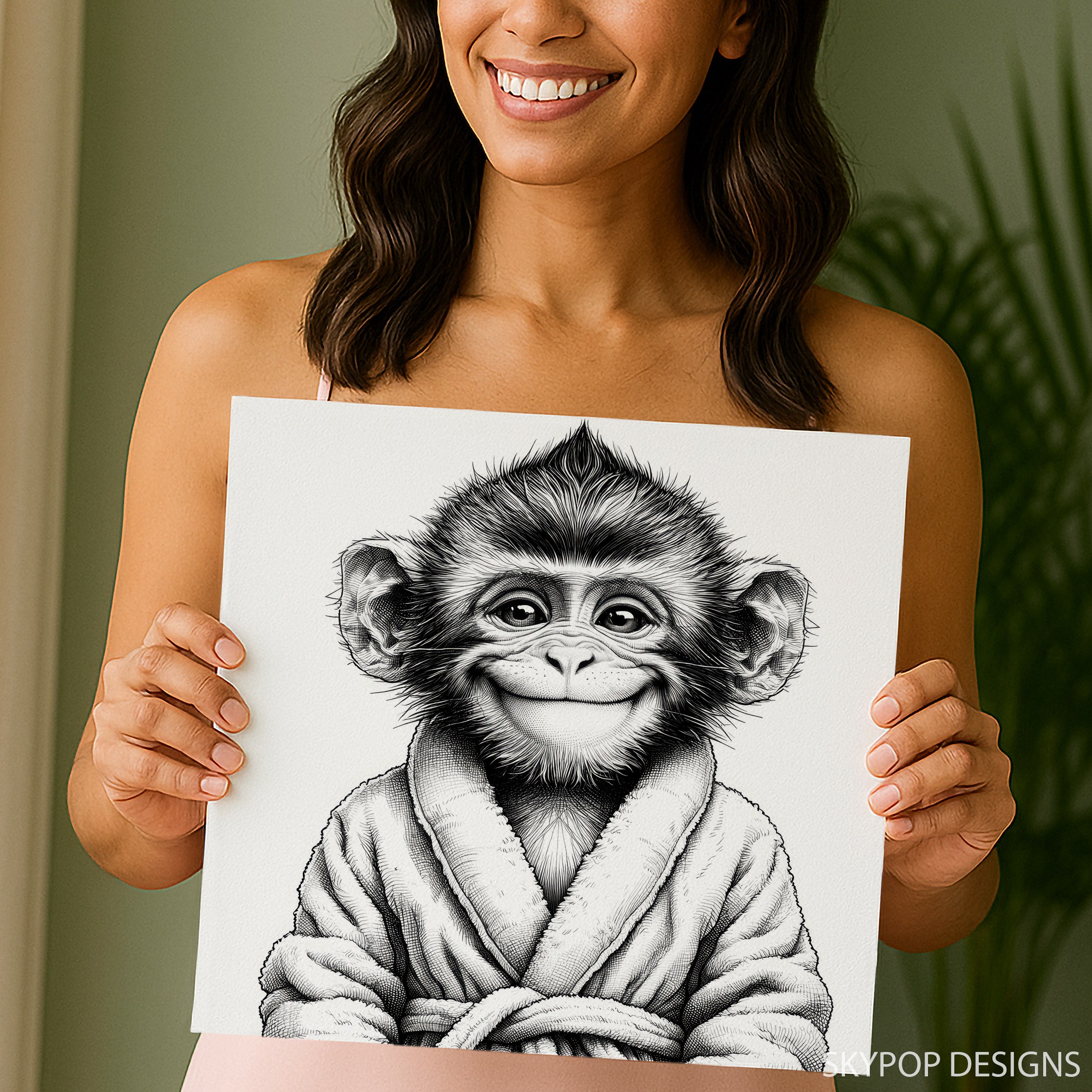 3.jpg Chimpanzee Art