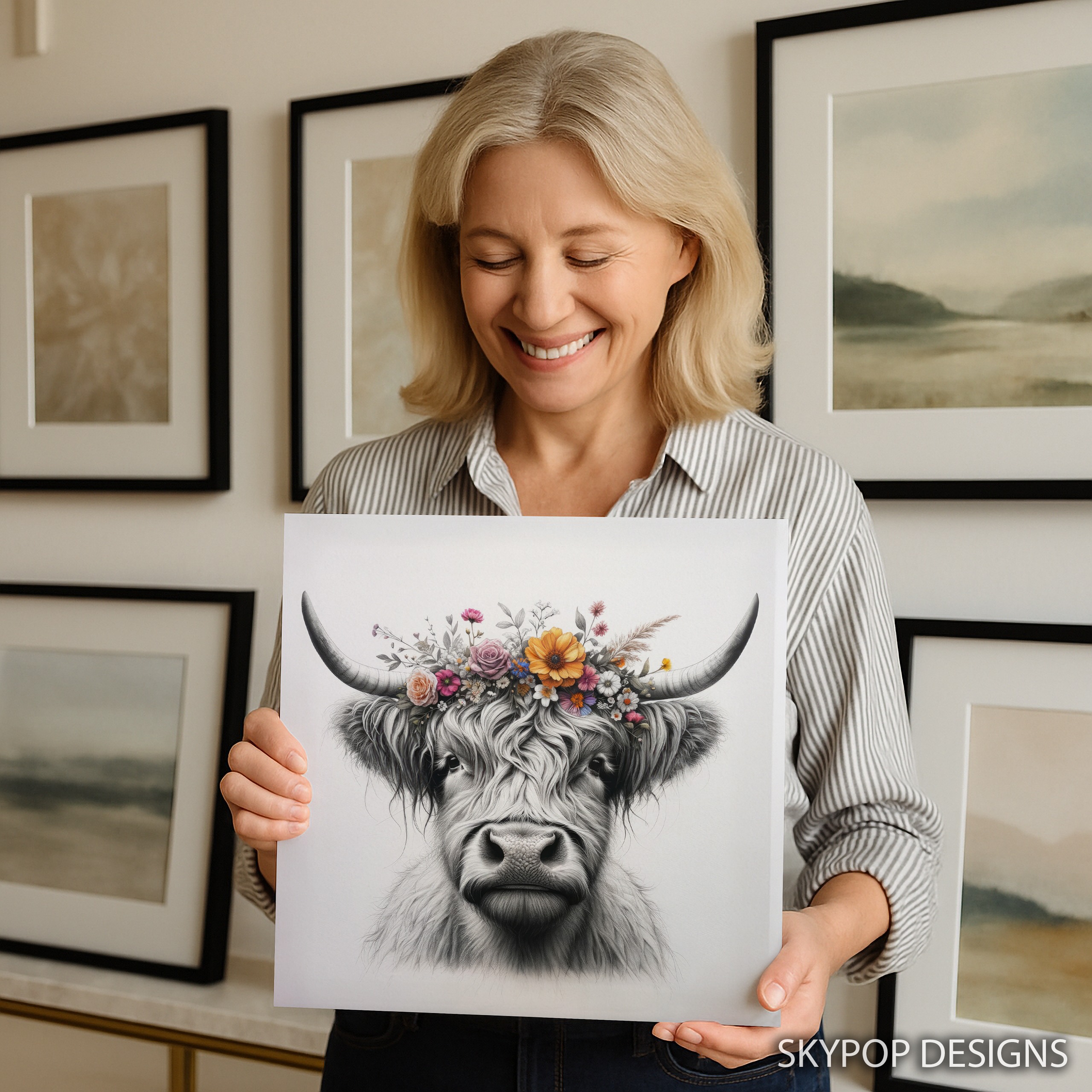 3.jpg Highland Cow Art