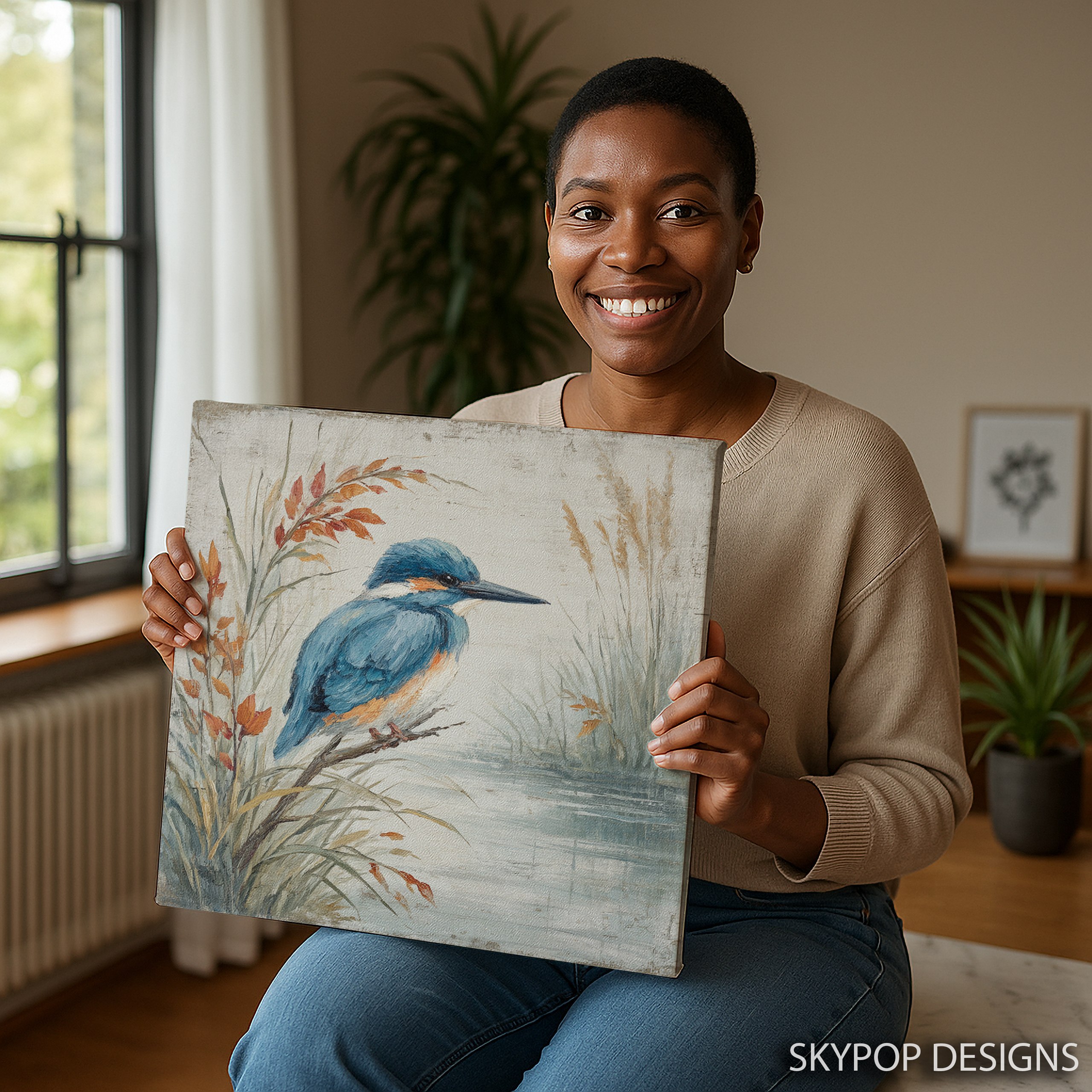 3.jpg Kingfisher Bird Art