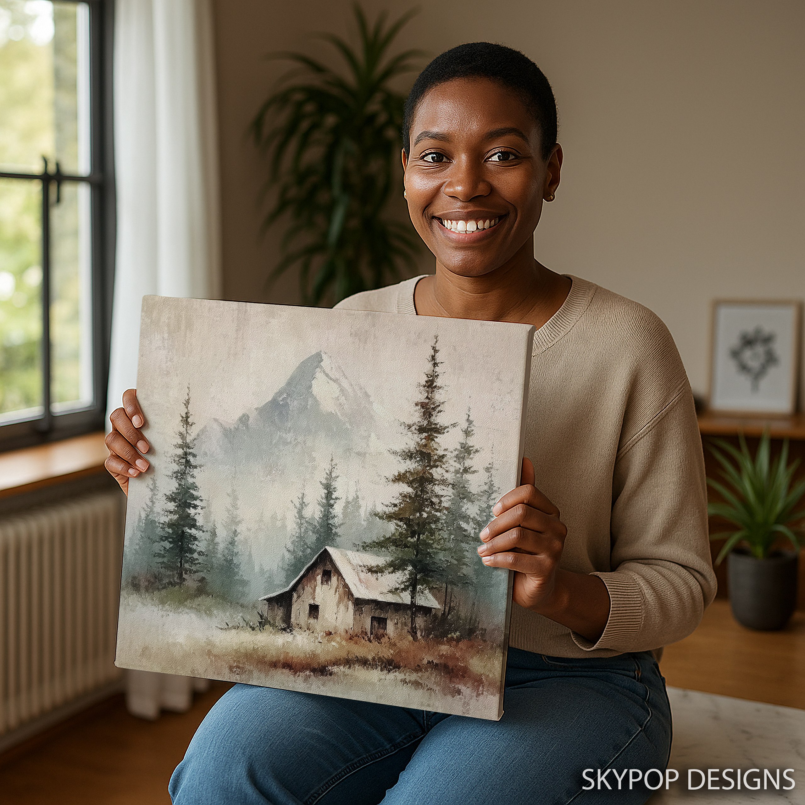 3.jpg Mountain Cabin Art