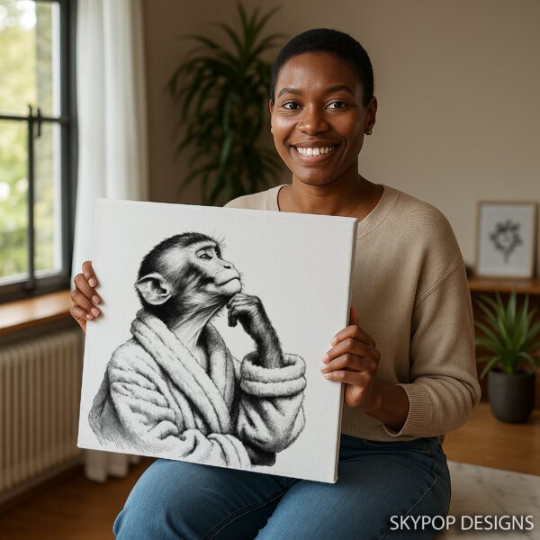 Chimpanzee Robe Art