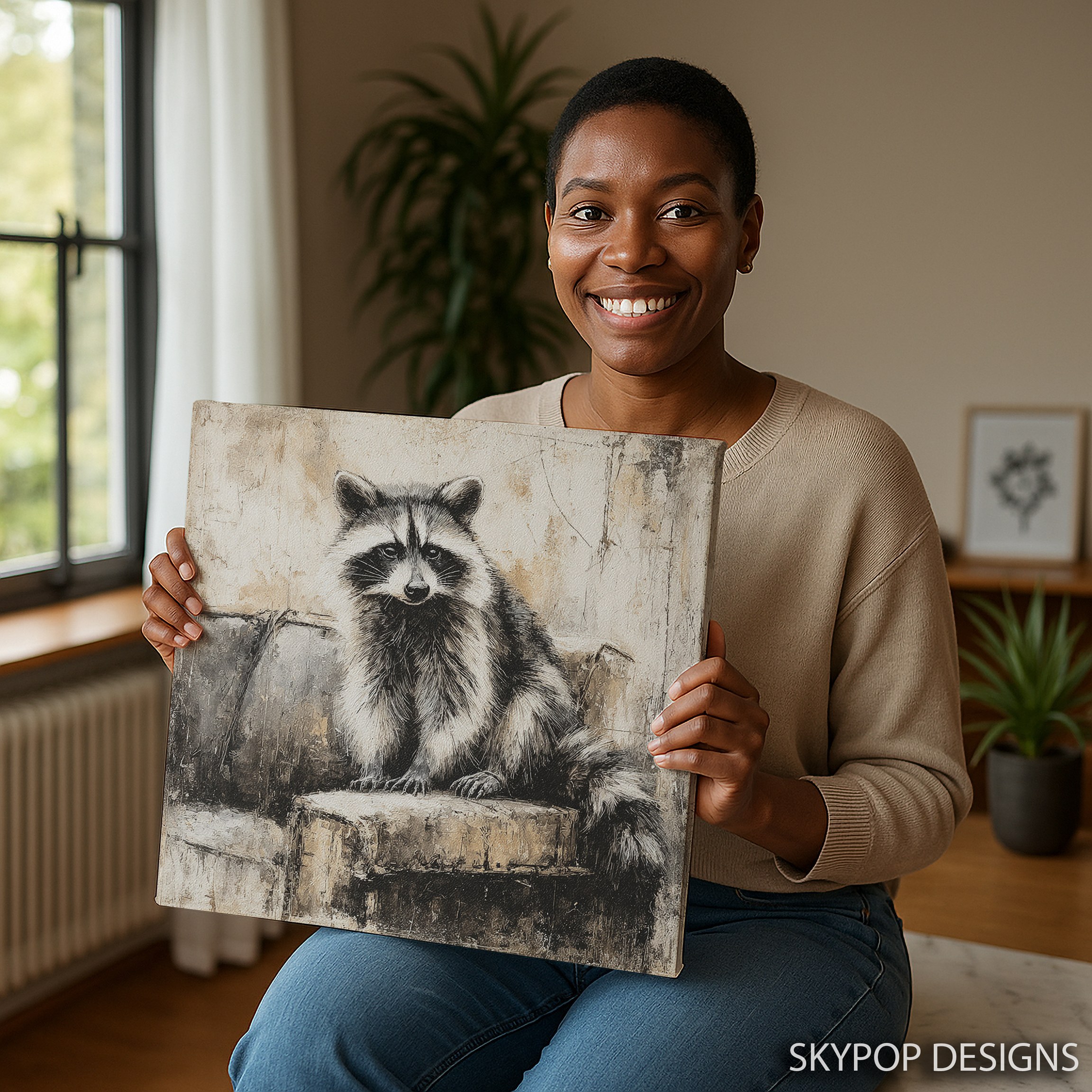 3.jpg Raccoon Art