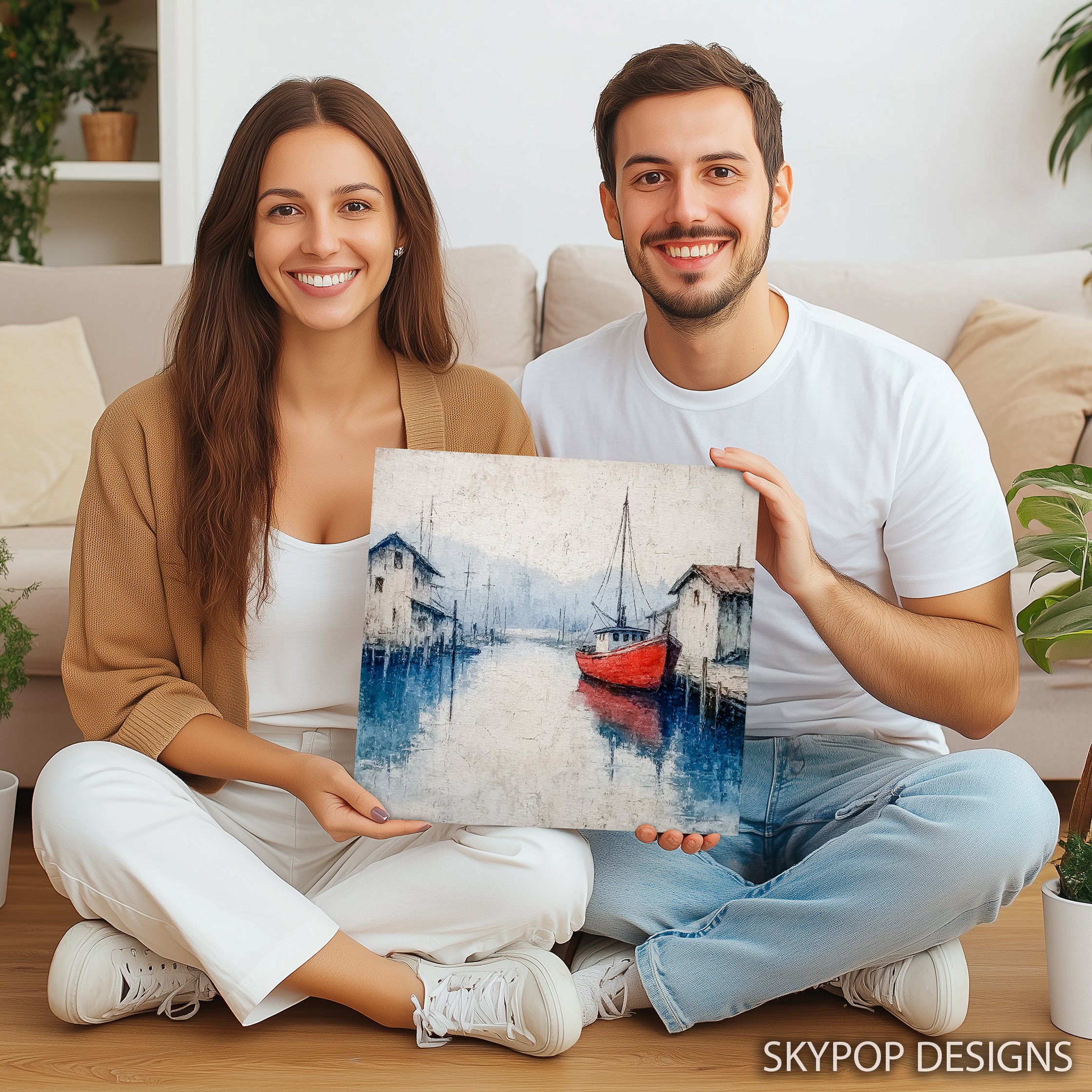 3.jpg Harbor Fishing Boat Art