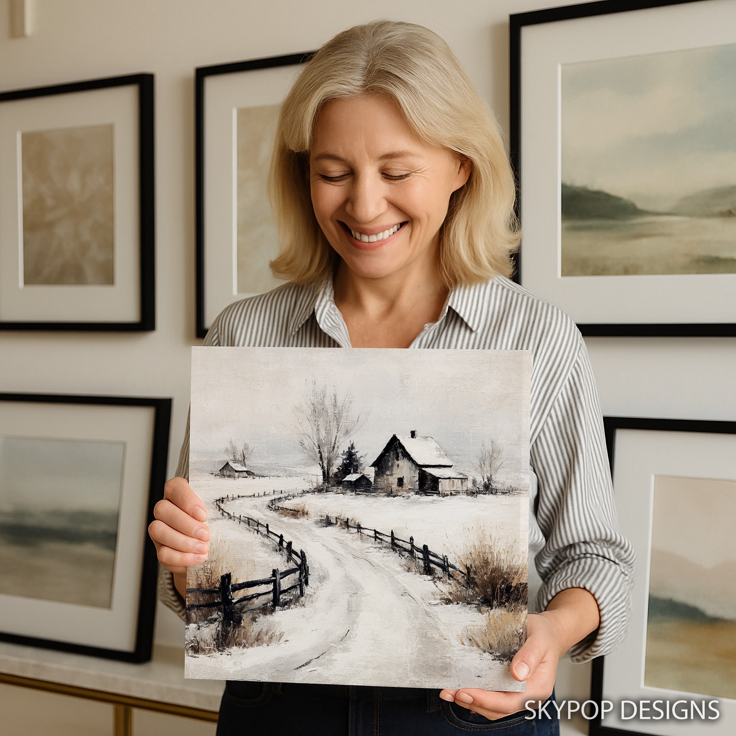 3.jpg Winter Farm Art