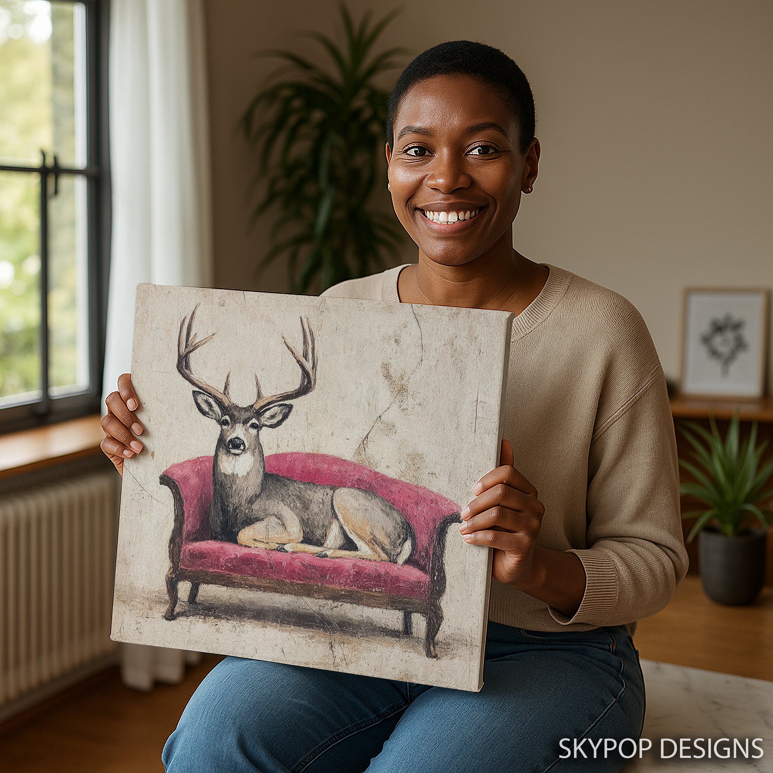 3.jpg Deer Art