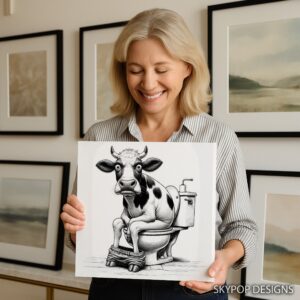 Highland Cow Art