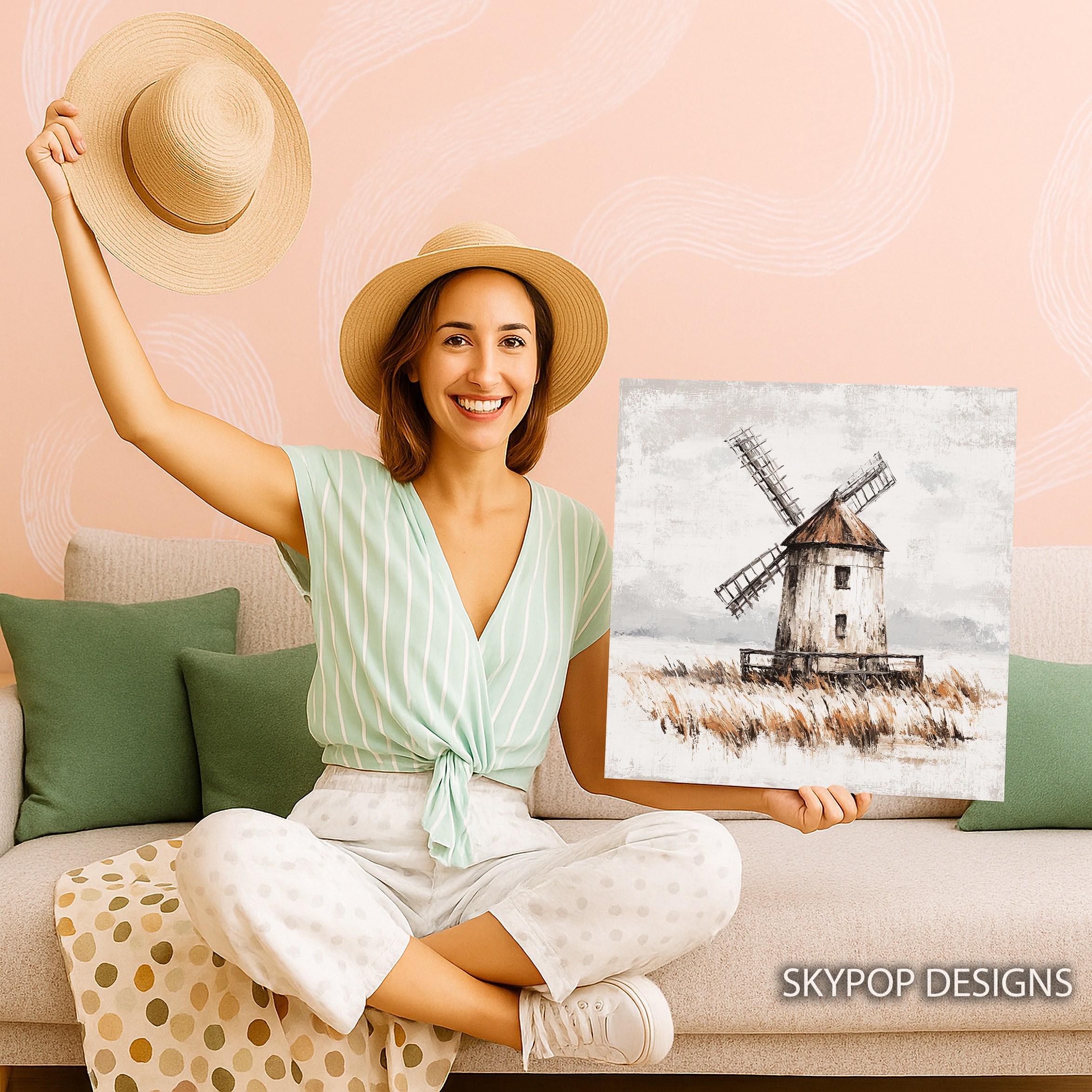 3.jpg Rustic Windmill Art
