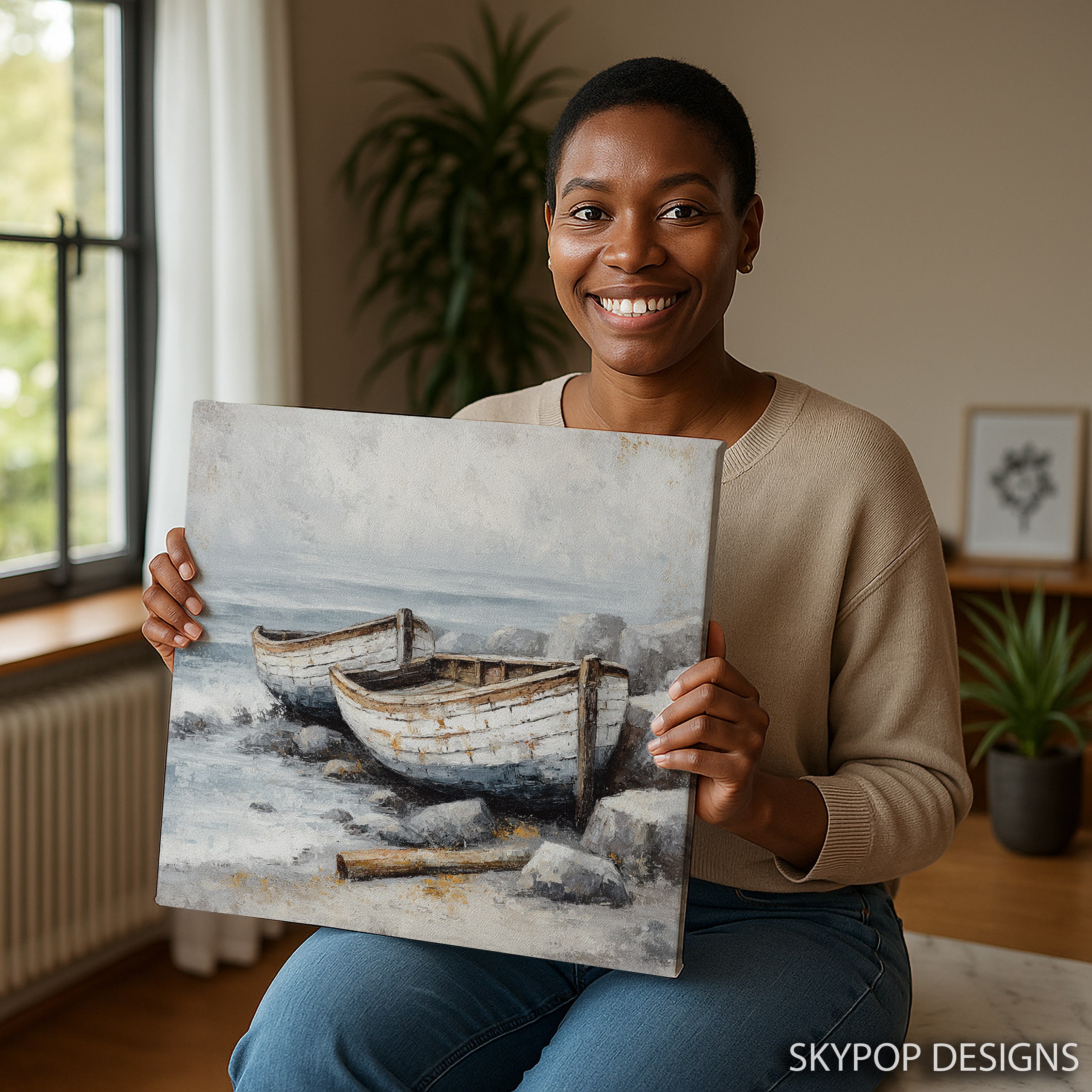 3.jpg Weathered Boats Beach Art