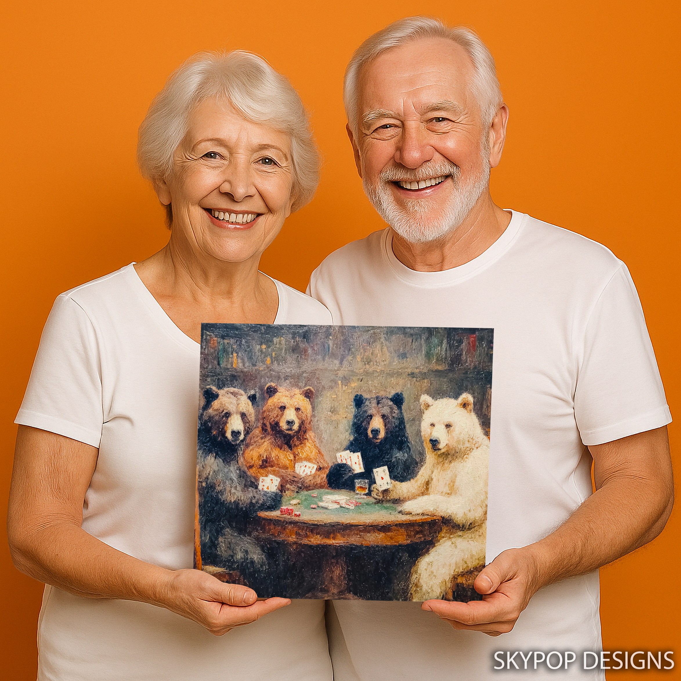 3.jpg Bear Playing Poker Art