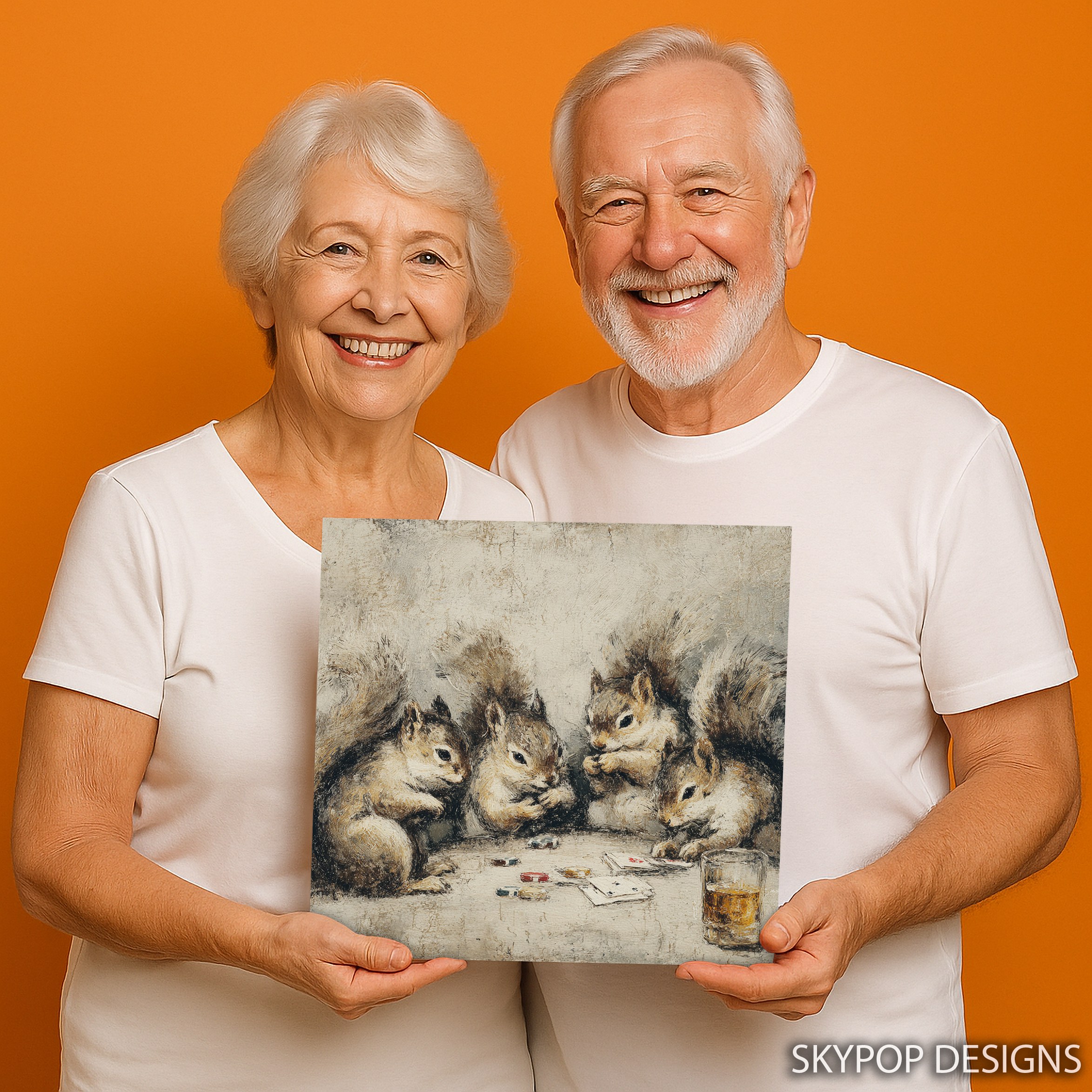 3.jpg Squirrel Poker Night Art