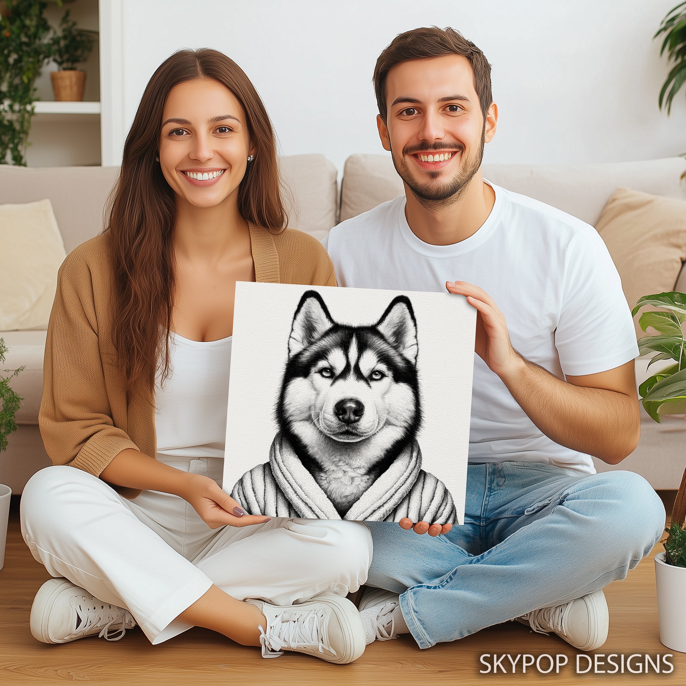 3.jpg Siberian Husky Art