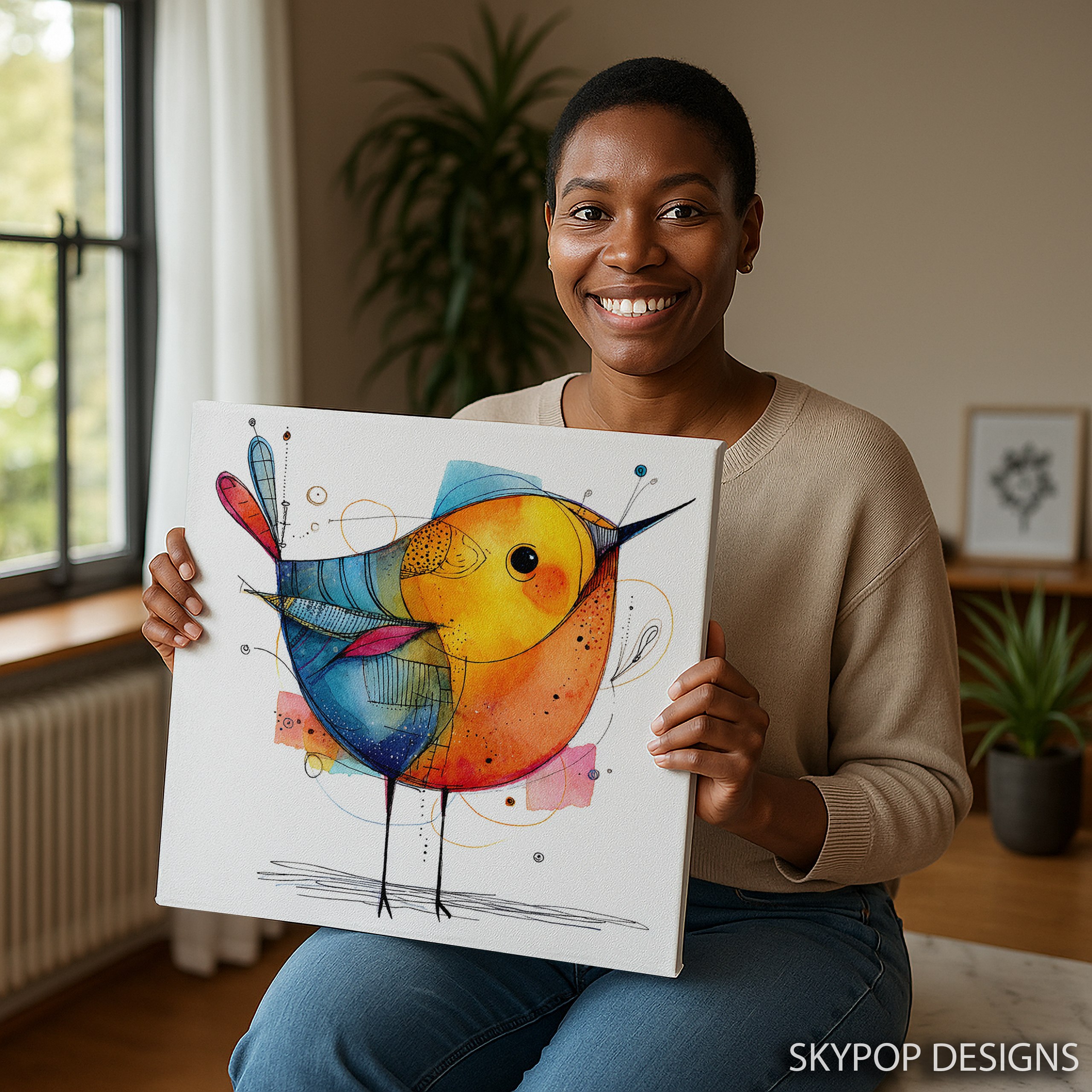 3.jpg Colorful Bird Art