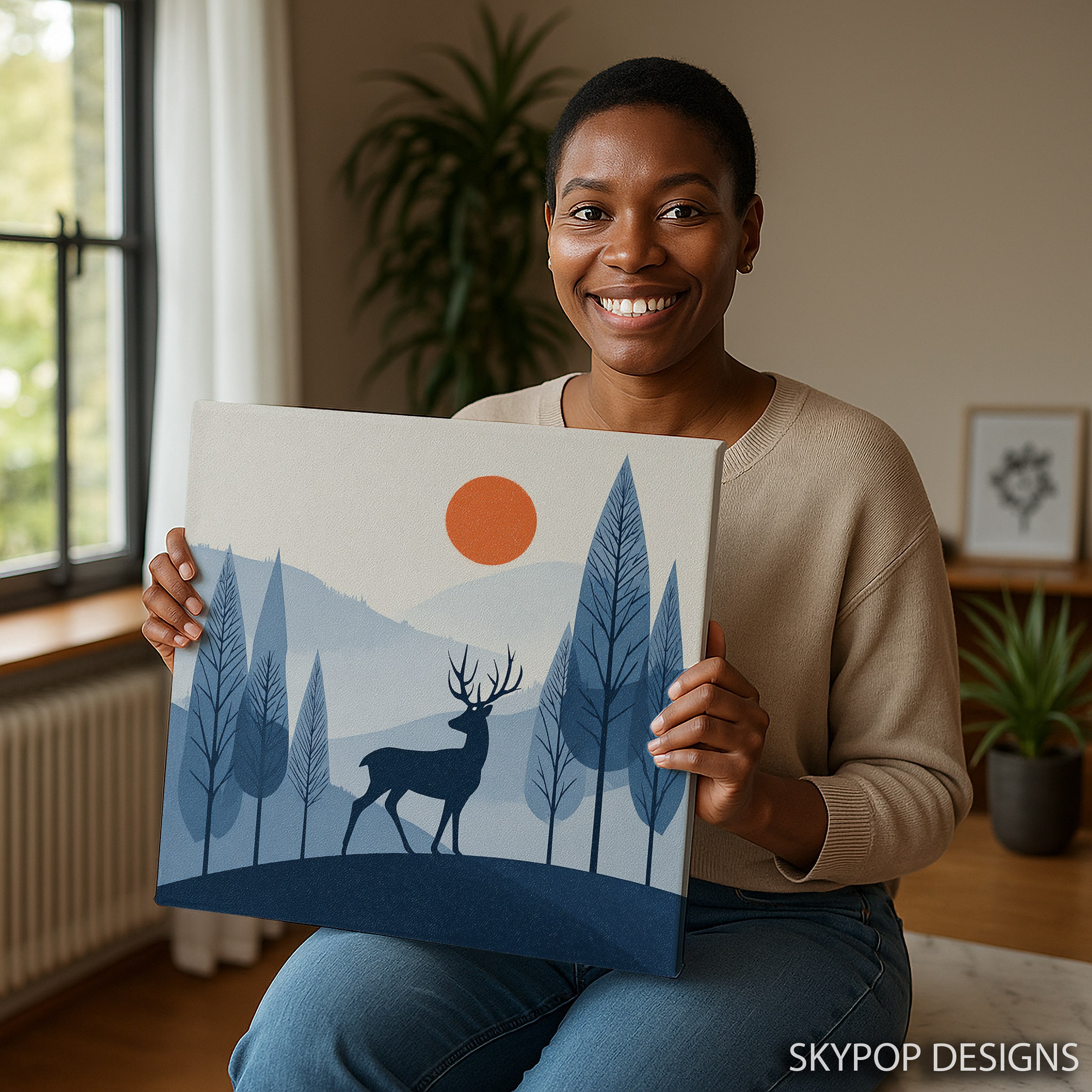 3.jpg Deer Art