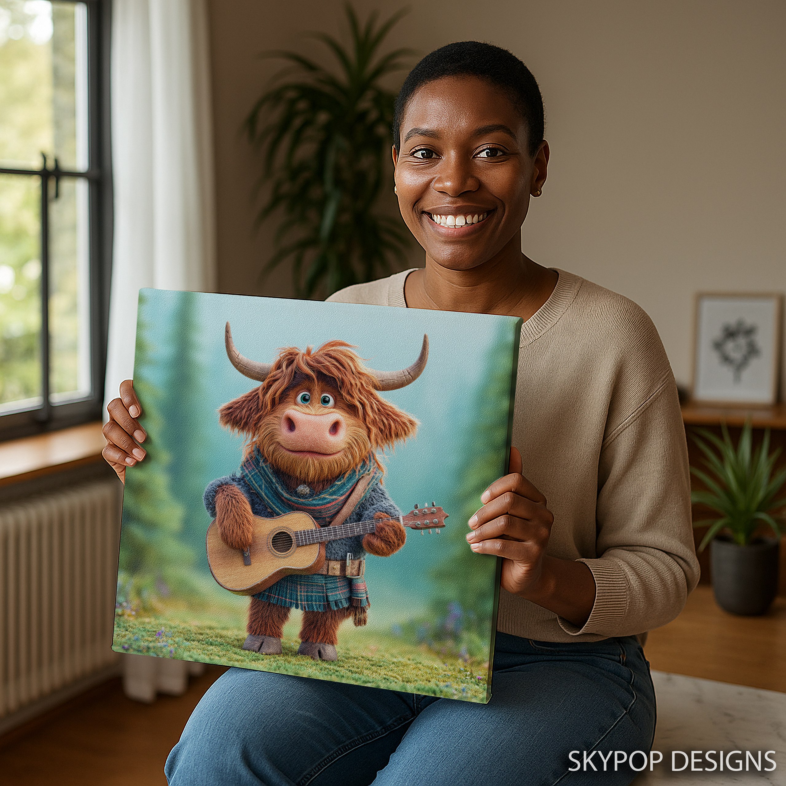 3.jpg Highland Cow Art