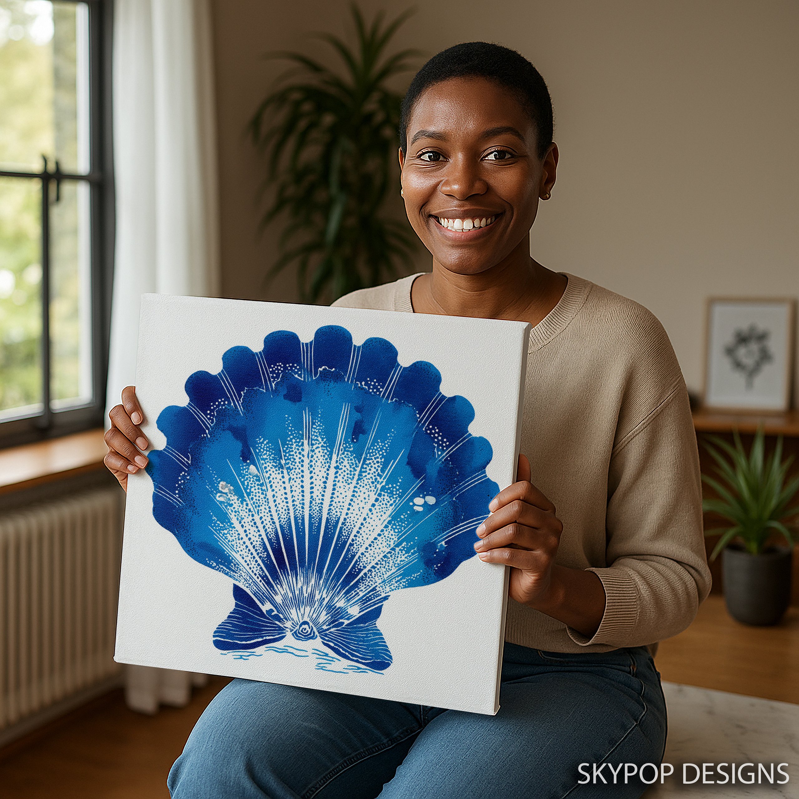 3.jpg Blue Scallop Art