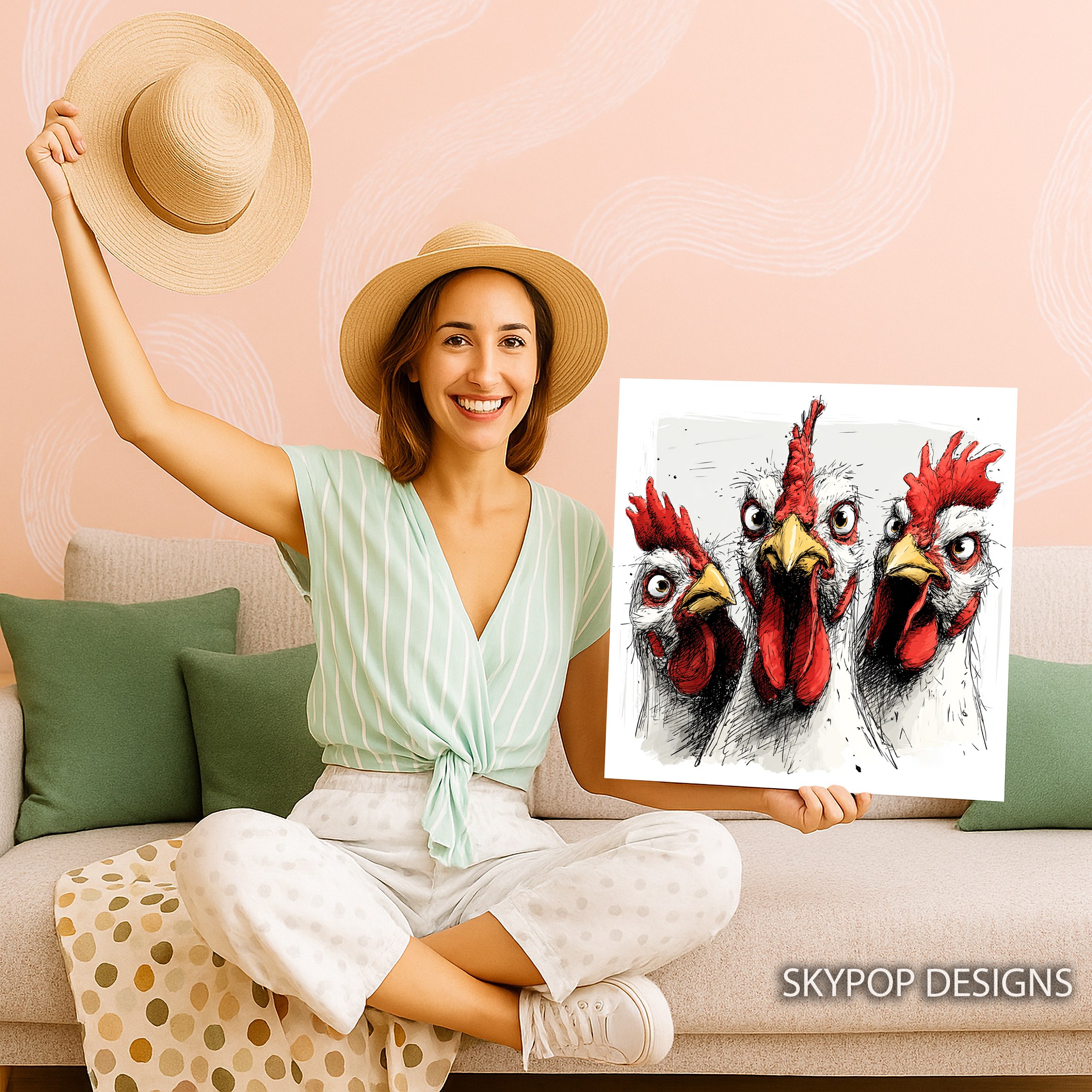 3.jpg Rooster Art