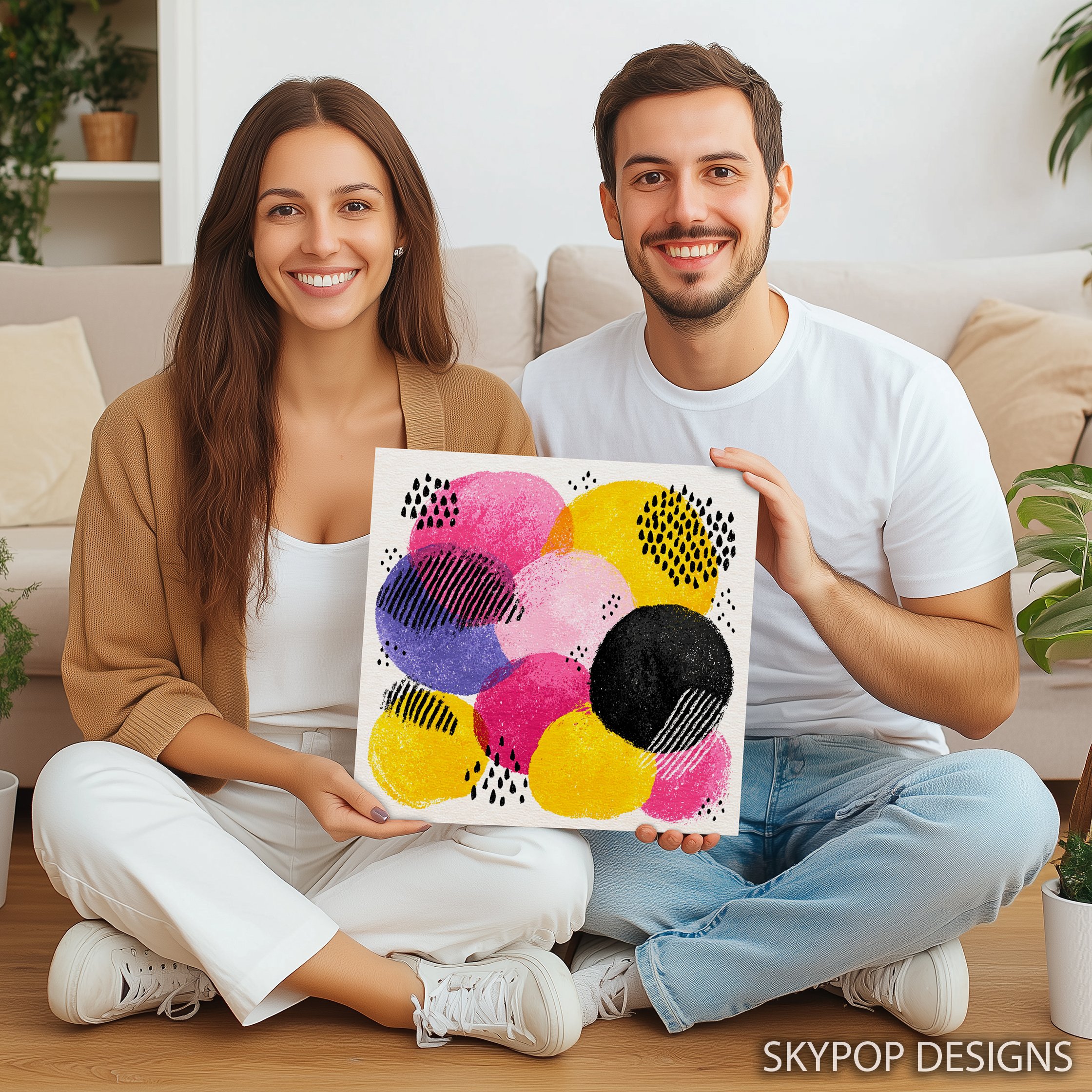 3.jpg Vibrant Circles Art