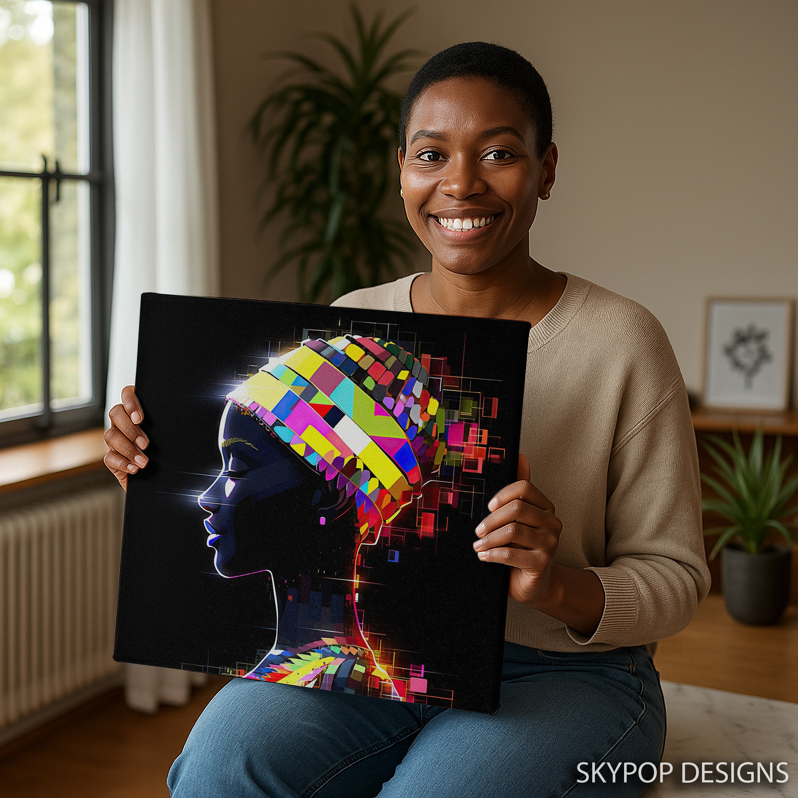 3.jpg African American Profile Art