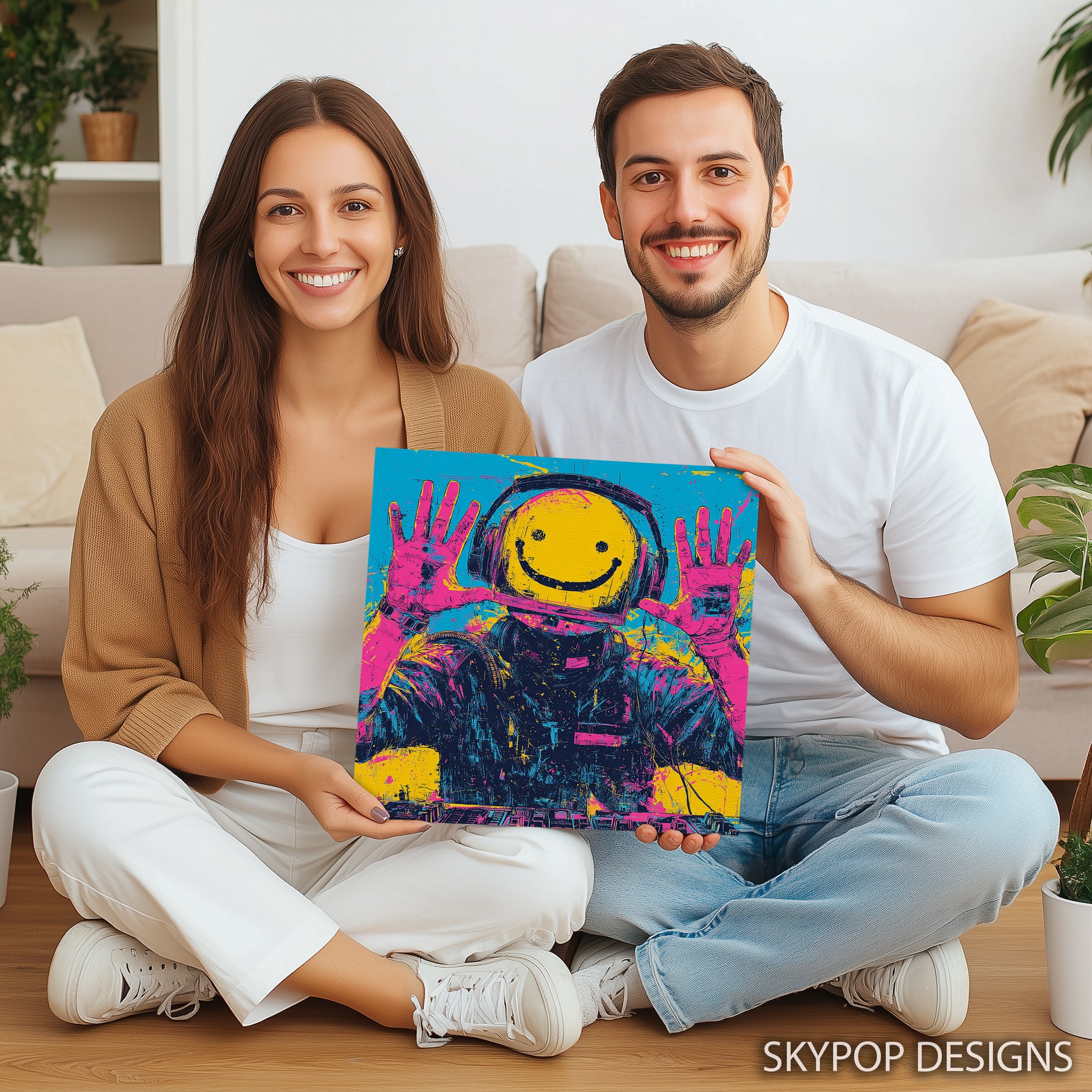 3.jpg Happy Astronaut DJ Art