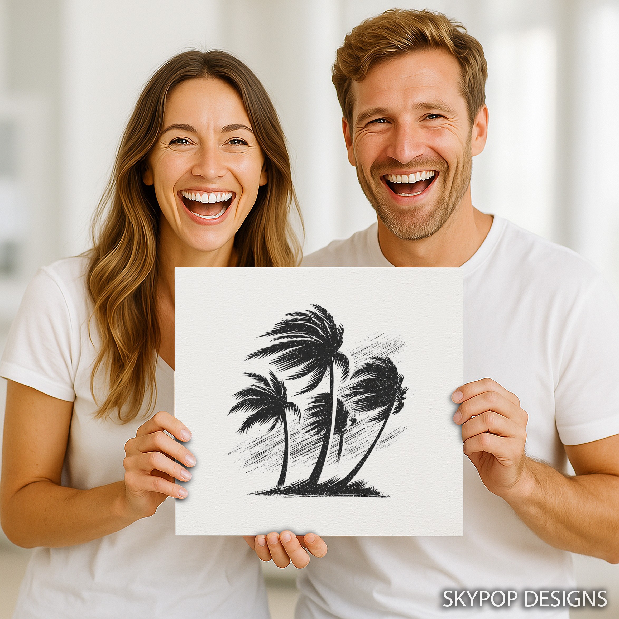 3.jpg Palm Trees in Wind Art
