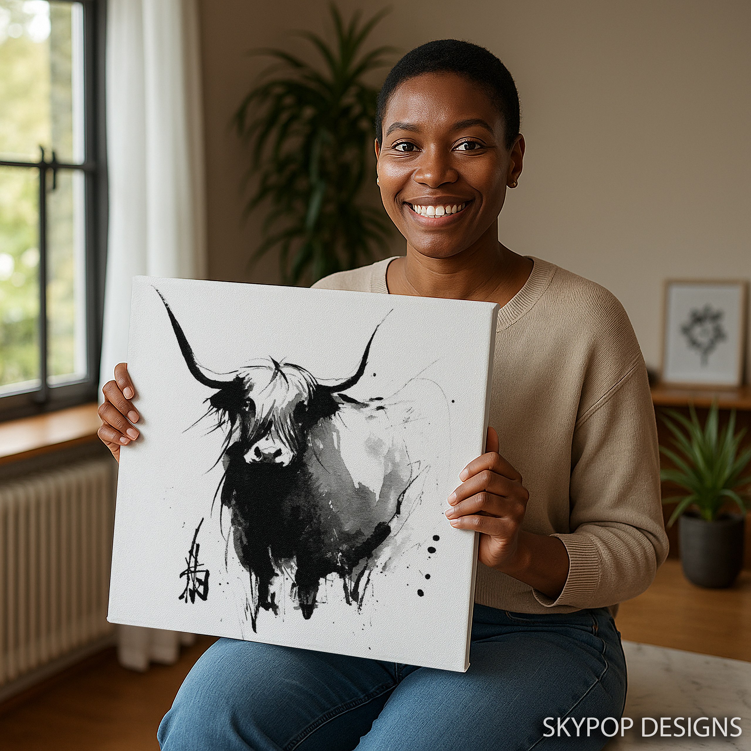 3.jpg Highland Cow Art