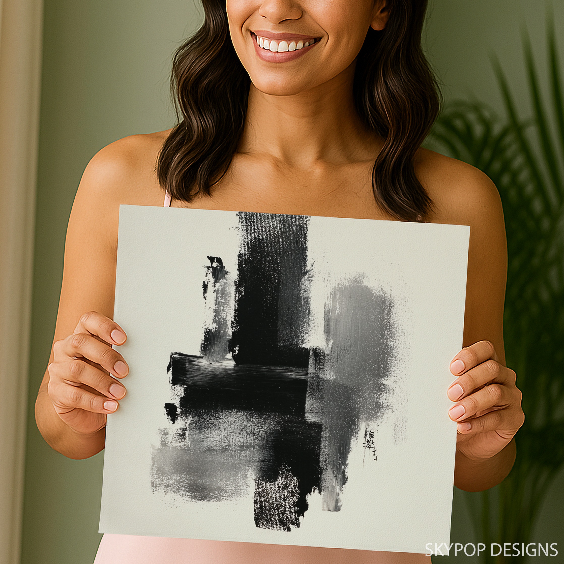 3.jpg Monochrome Brushstroke Art