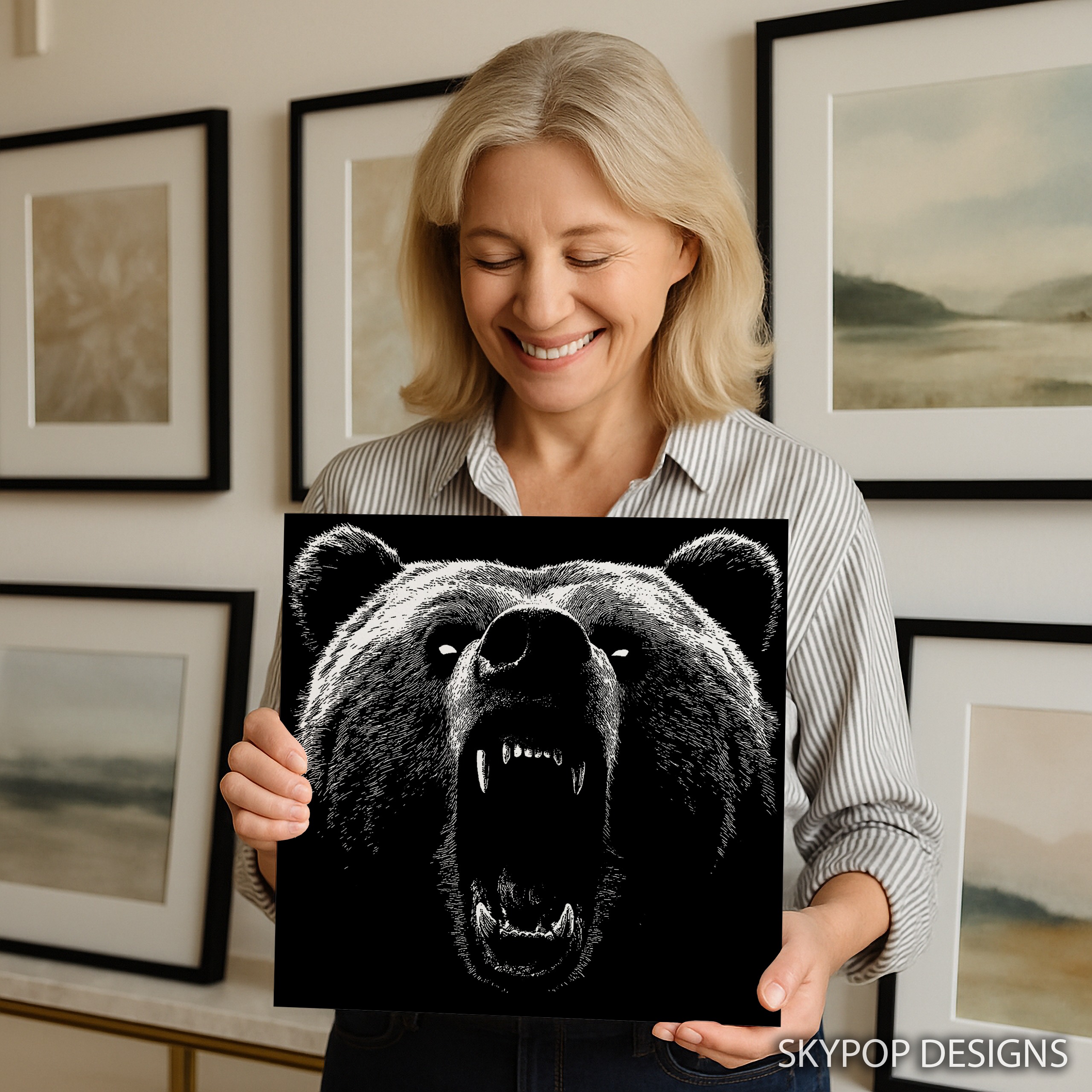 3.jpg Roaring Bear Art