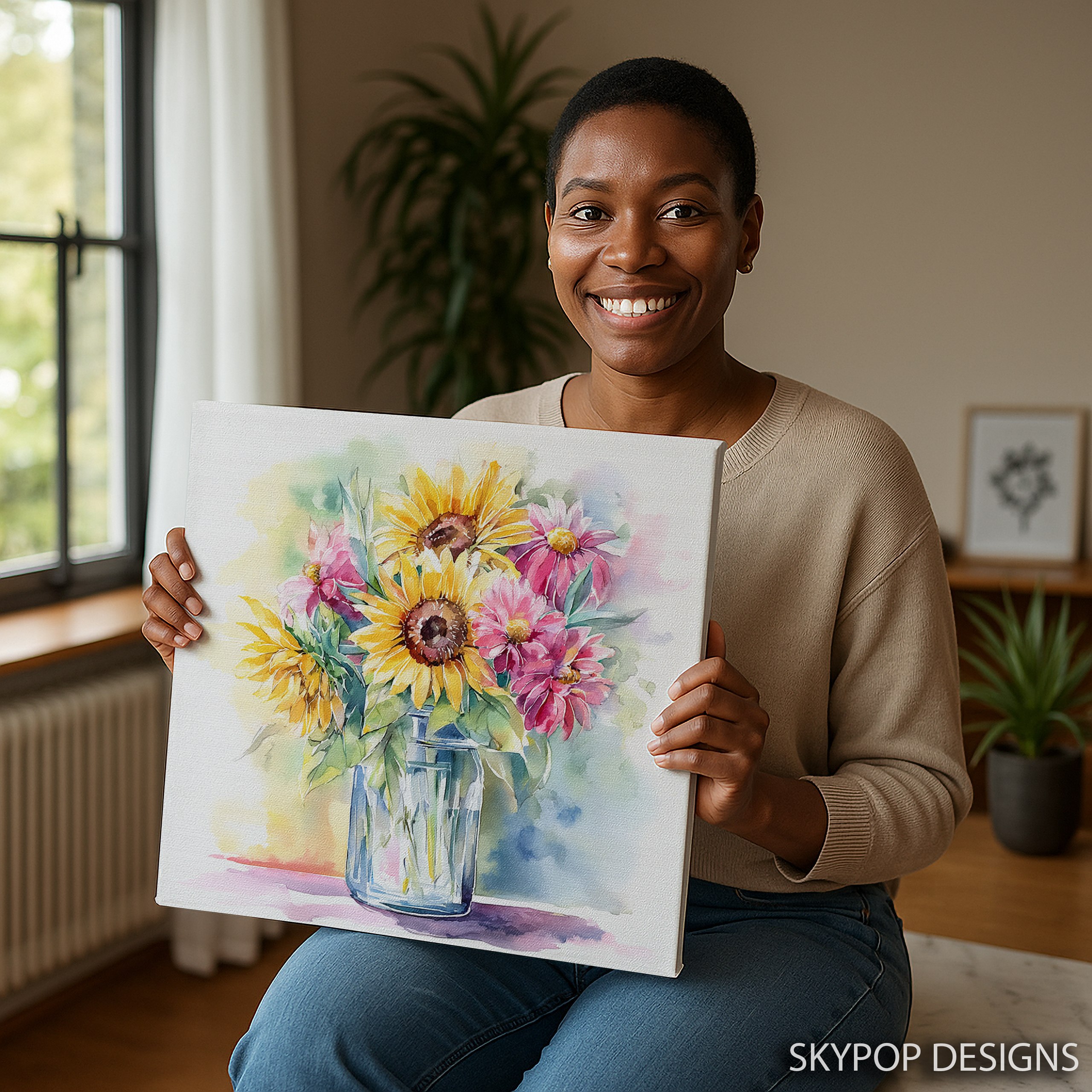 3.jpg Sunflower Bouquet Art