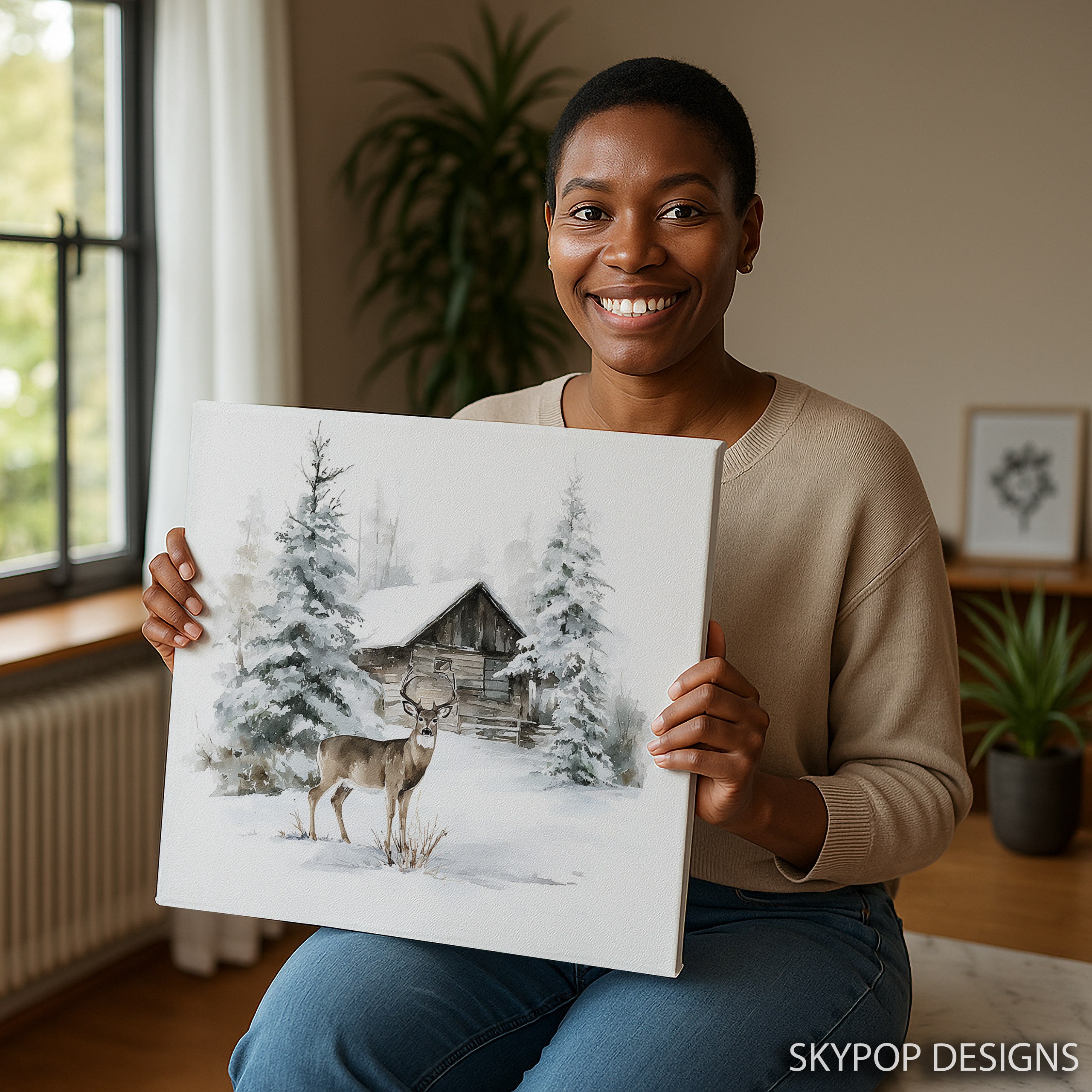 3.jpg Deer Art
