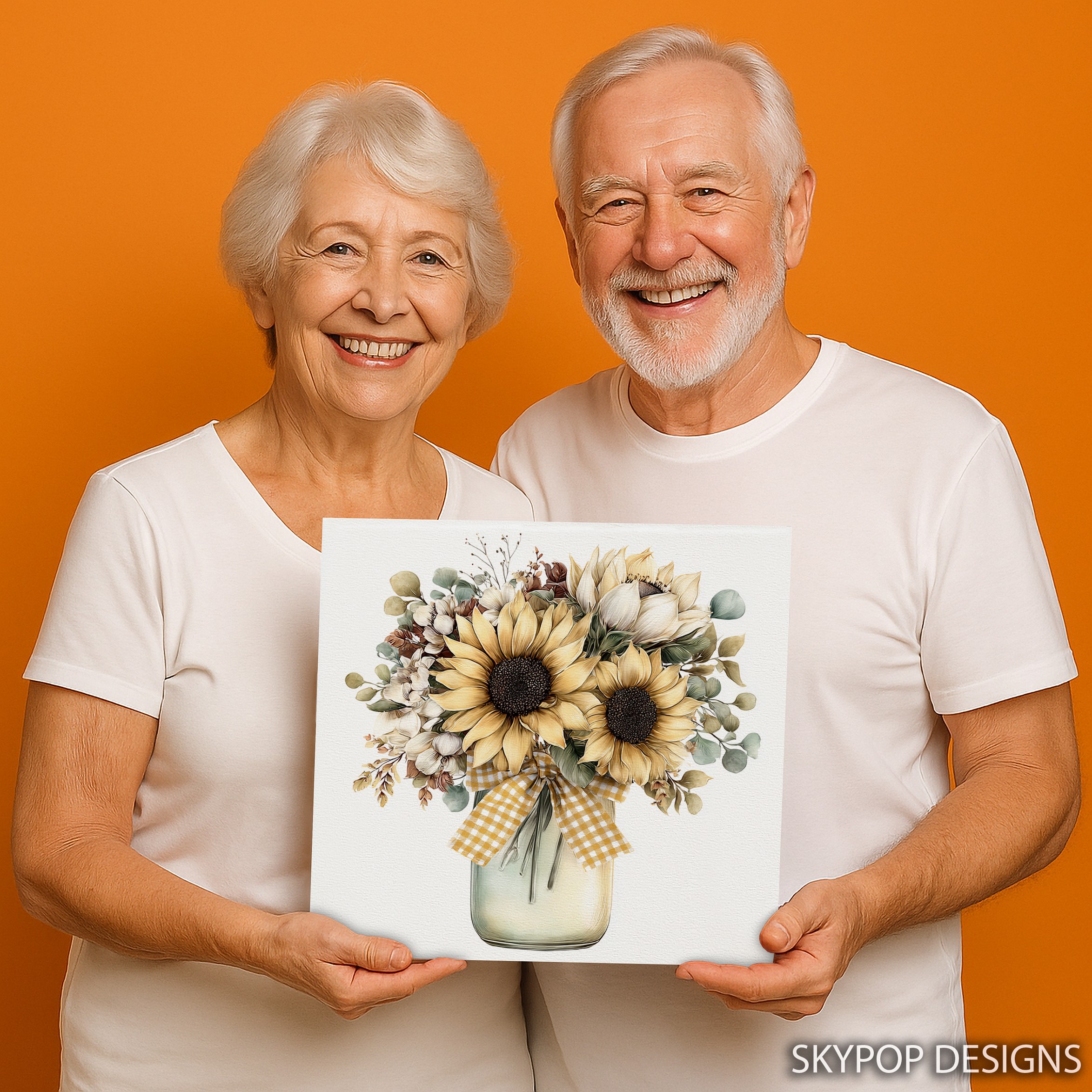 3.jpg Sunflower Mason Jar Art
