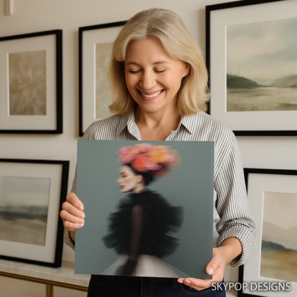 Floral Fashion Portrait Art