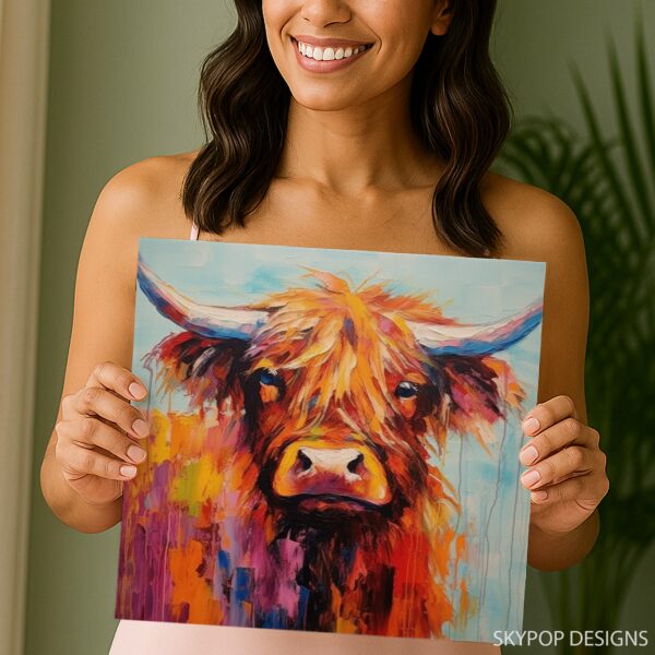 Highland Cow Art