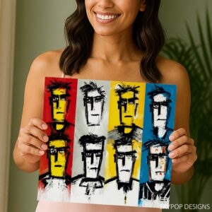 Emotional Faces Art