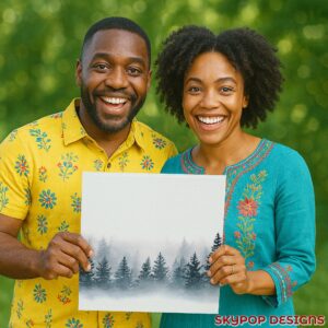 Misty Forest Art
