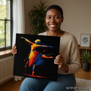 Vibrant Dancer Art