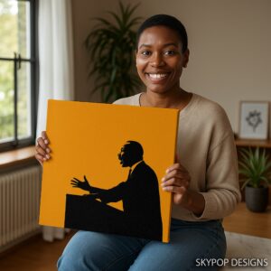 Silhouette Orator Art