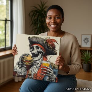 Pirate Skeleton Art