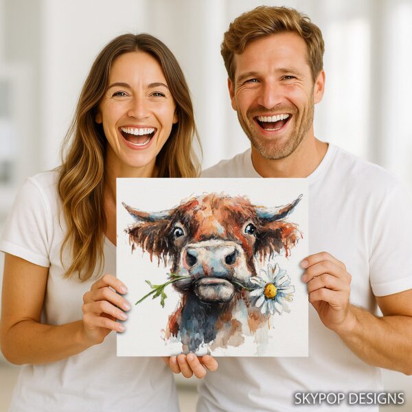 Highland Cow Art