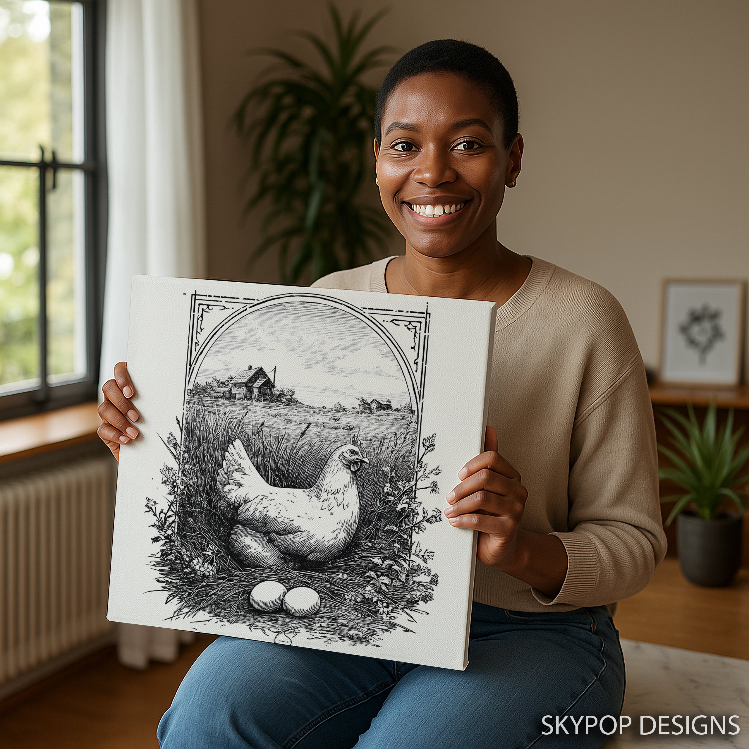 3.jpg Chicken Art