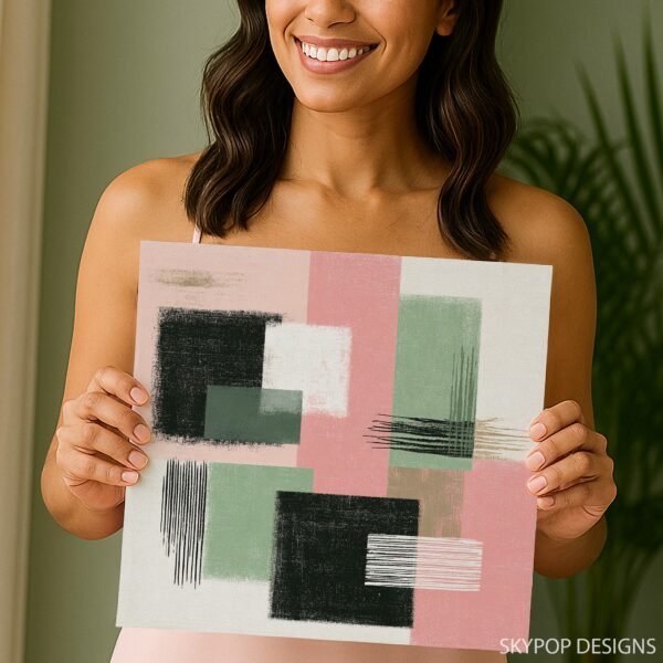 Geometric Pastel Harmony Art