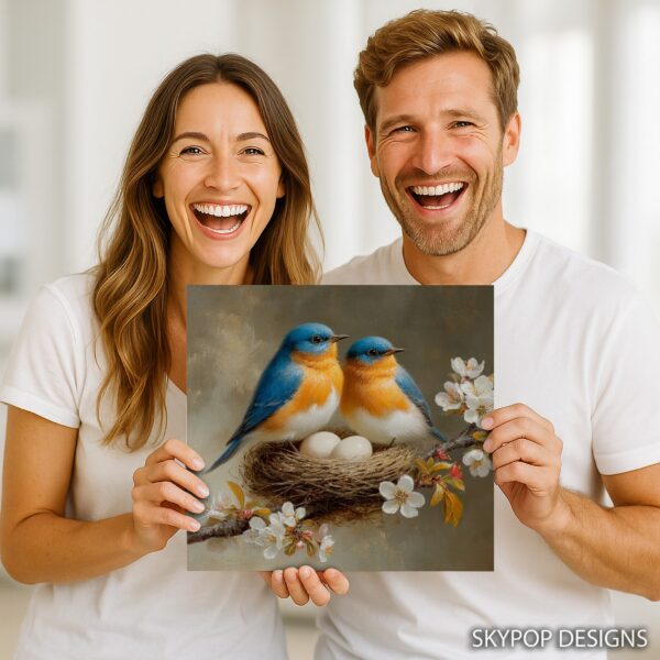 Bluebird Nest Art