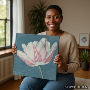 Tulip Bloom Art