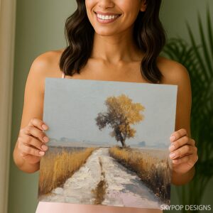 Autumn Country Road Art