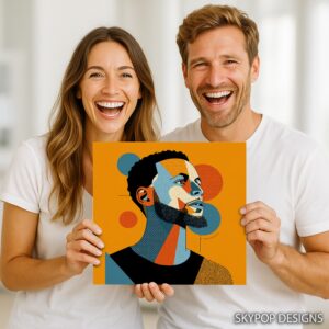 Vibrant Portrait Art
