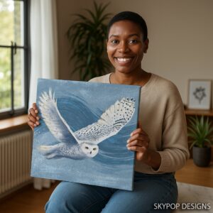 Snow Owl Art