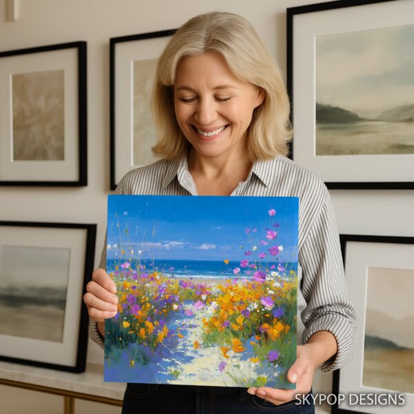 Coastal Wildflower Art