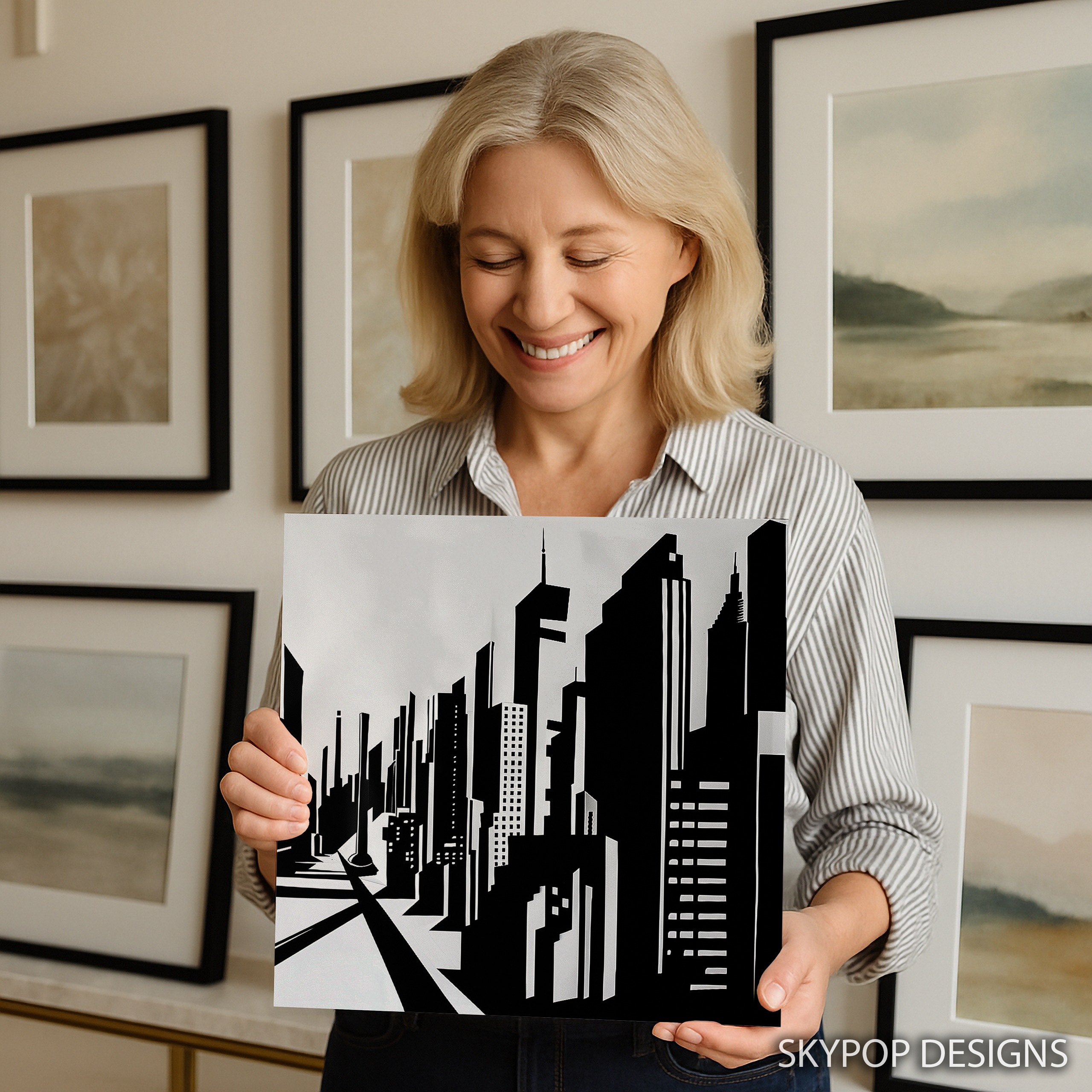 3.jpg Cityscape Silhouette Art