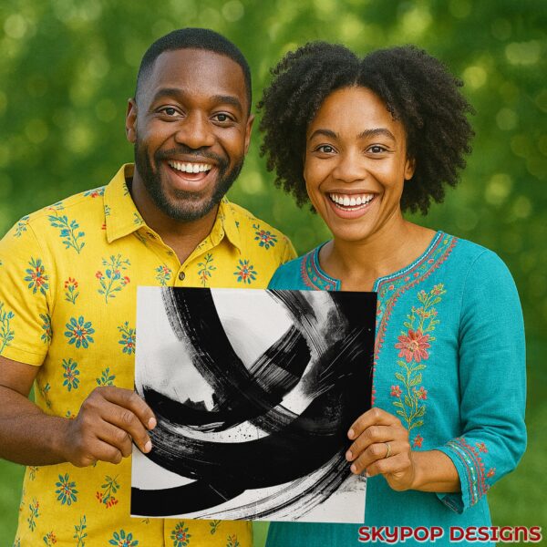 Dynamic Brushstroke Art