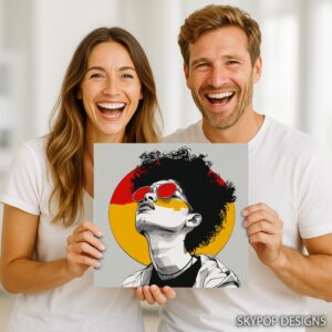 Afro Sunglasses Art