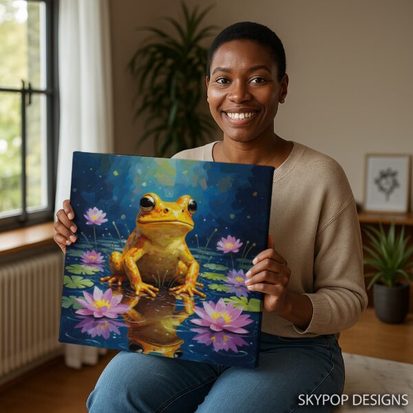 Golden Frog Pond Art